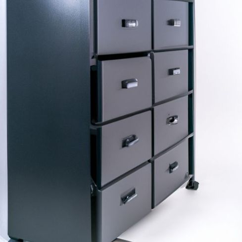 Drawers Fixed Pedestal Storage File Cabinet with cam lock for Office Under Desk Modern Steel 2