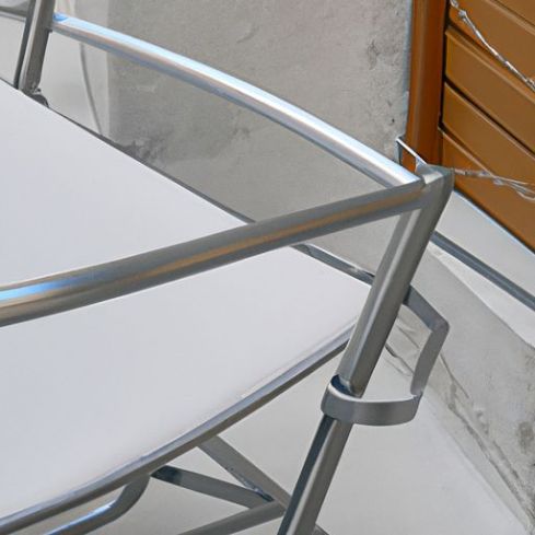 Aluminum Balcony Outdoor Furniture Garden Chairs gray rope cafe rope outdoor EV Modern Solid