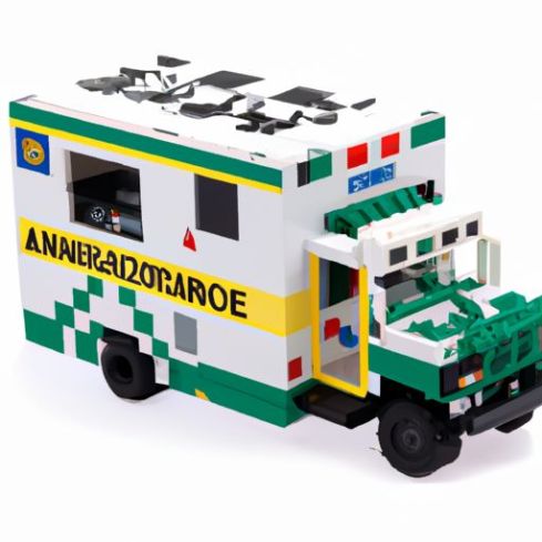 Us T214-WC54 Military Ambulance Building Block compatible with legoing building Toys Sets Educational DIY Assembling Plastic 207051 262pcs Sembo Block Bricks Kit