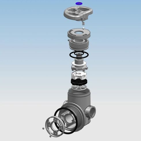 válvula de controle de fluxo da jetworks