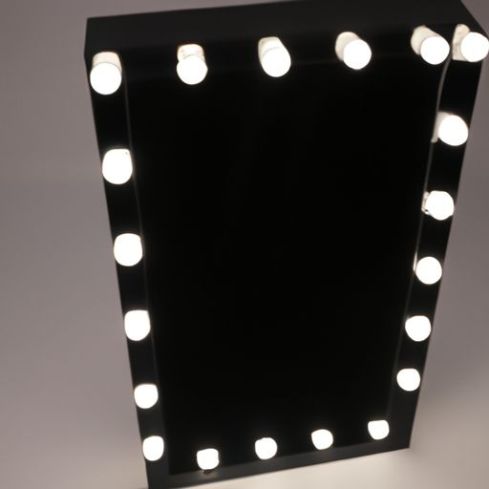 Mirror 1X 2X 3X lights vanity mirror Magnifying Trifold Mirror With LED Lights For Gift Beauty Makeup Mirror Bulk Wholesale Black Vanity