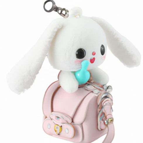 Li Yae Miko Venti Xiao Eula lapin en peluche rasoir en peluche pendentif jouet poupée porte-clés sac à dos accessoires cadeau 10 cm Genshin Impact Tartaglia Zhong