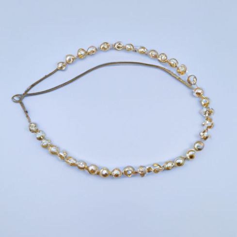 Colar de pérolas moda leve luxo prata esterlina 18k joias de ouro colar de pérolas direto da fábrica tecido à mão natural