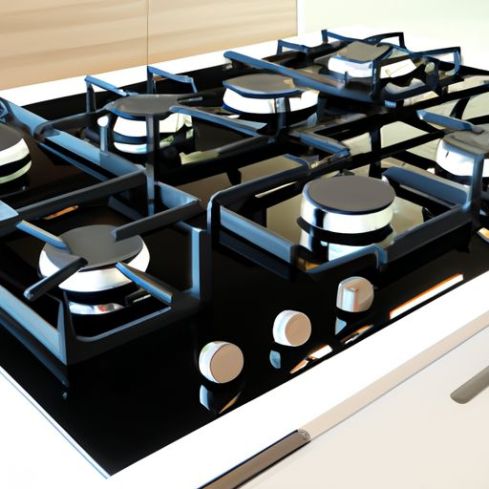 Top Built-in 4 Burners cooking appliance Hybrid Stove 2 gas 2 electric ceramic cooker hob Cooking Appliances Counter