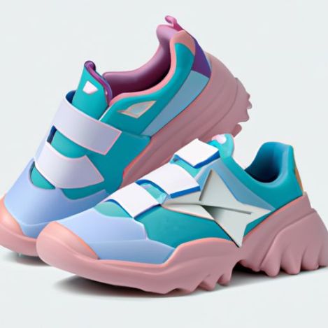 Girls’ 2023 New Spring kelme bóng đá trẻ em Giày thể thao mùa thu Chạy siêu nhẹ Giày bé trai hình ngôi sao năm cánh