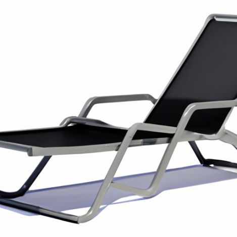 Furniture Folding Beach Sun Lounger sun lounger for hotel with Wheel Foldable Sunbed Waterproof Aluminum Modern Cheap Swimming Pool Sun Bed Garden