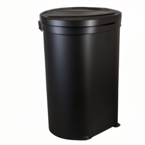 Bote de basura para dormitorio doméstico, negro, para bolsa de basura, cubo de basura de plástico, venta al por mayor, cubo de escritorio ancho único