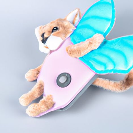 Automatic Flapping Flying Squirrel toys pet toys Electric Cat Toy with Catnip USB Interactive Movement Indoor Plush Cat Toy