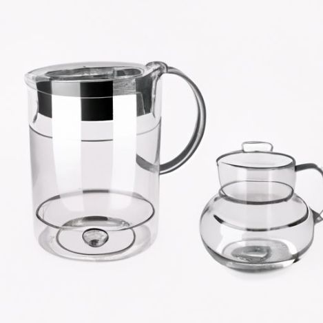 Water Pitcher Glass Carafe Jug with tea pitcher Stainless Steel Lid and Filter Designed Heat Resistant Borosilicate Clear Glass