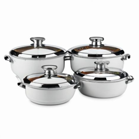 Set Peralatan Masak Granit Pemasak Termal Set Casserole Terisolasi Makanan 6 Buah Panci Sup Casserole Alat Memasak Casserole Memasak Pot