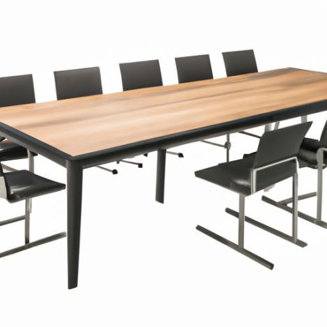 Tables Wooden Set 3 boss desk Meter Long 10 Person Office Meeting Table Modern Design Conference Room