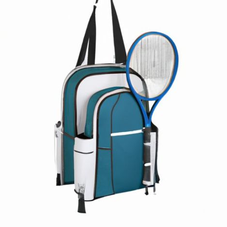 Jeu de sport contient 2 sac fourre-tout de sport de raquette hommes femmes kits de tennis sac à dos sac à dos de raquette conception personnalisée Portable