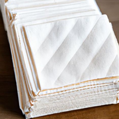 High Quality Kraft Napkin Bleached lazy rag reusable Or Unbleached Bamboo Paper Restaurant Quilted dinner napkins Home hotel banquet kitchen clean