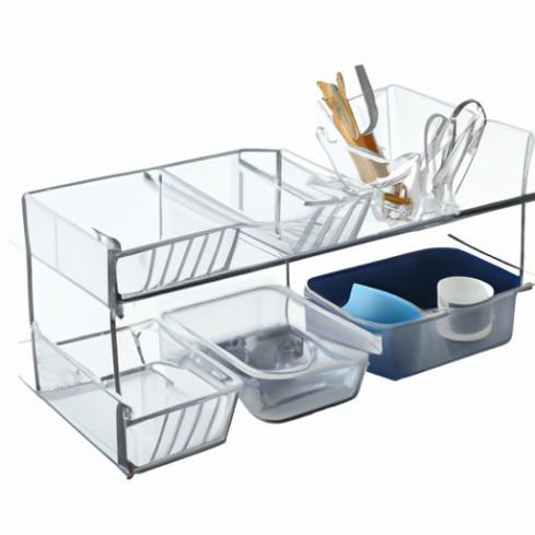 clear rack cleaning tools clear kitchen organizer storage containers Best Selling kitchen storage containers