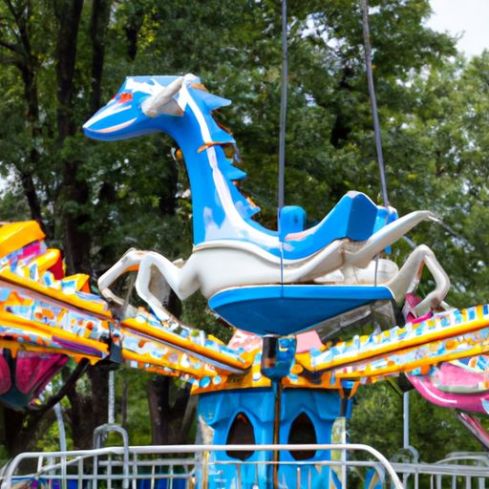 Equipment Ride Manege Attraction Funfair Outdoor round carousel horse ride airborne shot Jet Ride China Amusement Park Source Manufacturer