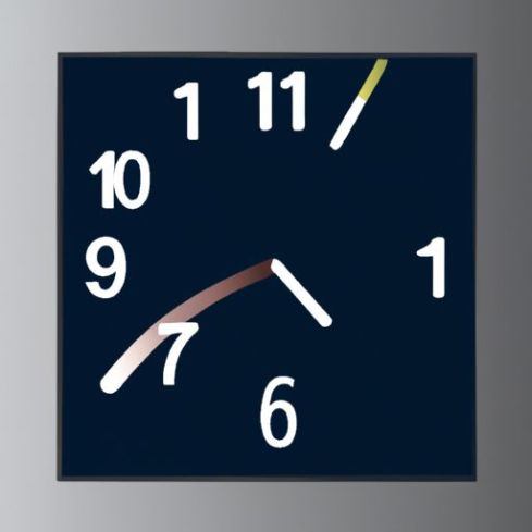 modern nordic custom wall clock decoration lcd screen novel creative style distorted roman number