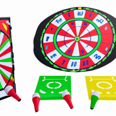 and Soccer Set with toss shot Scoreboard Outdoor Play Throwing Toss Inflatable Target Game LC Inflatable Kick Darts