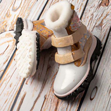 2023 New Winter Leather Children style of Boots Fashion Toddler Girls Boots Boots Kids Snow Shoes Baby Kids Short Boots Boys Shoes