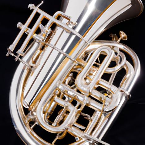 Bb tone brass junior tuba with soft case with 4 rotary valves High quality customized professional