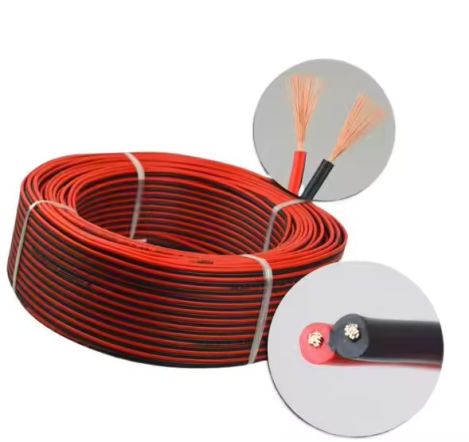 Transparent Red Speaker Cable Best China Wholesalers,Twisted Pair PVC Insulated Cable Chinese Best Companies,2 Core Flat Red and Black Cable China Best Maker