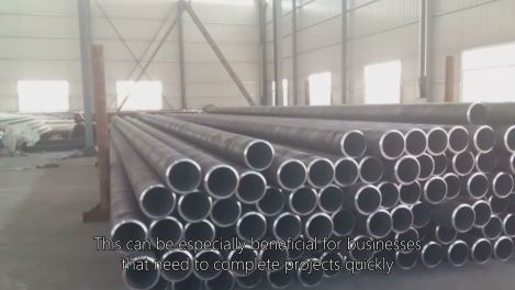 API 5L Gr. B X42 24″ 26″ Sch40 Sch80 Be Black Coating Welded LSAW Steel Pipe 12ม. 40FT