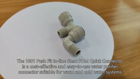 push fit connectors plastic pipe China best supplier