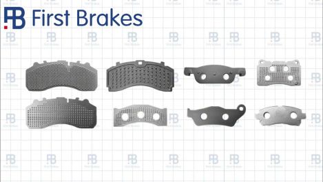 Commercial Vehicle Q345B Brake Pads Backing Plates