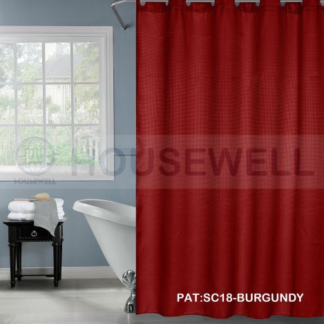 Printed Polyester Shower Curtain Liner, Water Repellent, Comfortable to touch