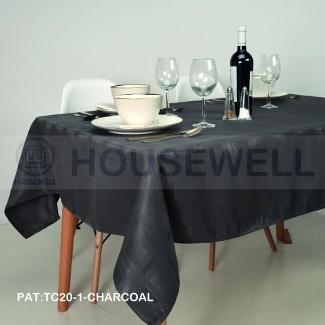 Housse de table en flanelle PEVA de couleur unie, entretien facile, non toxique