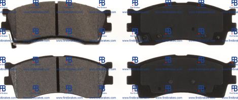 Passenger Vehicle Q235B Brake Pads Steel Back Plates